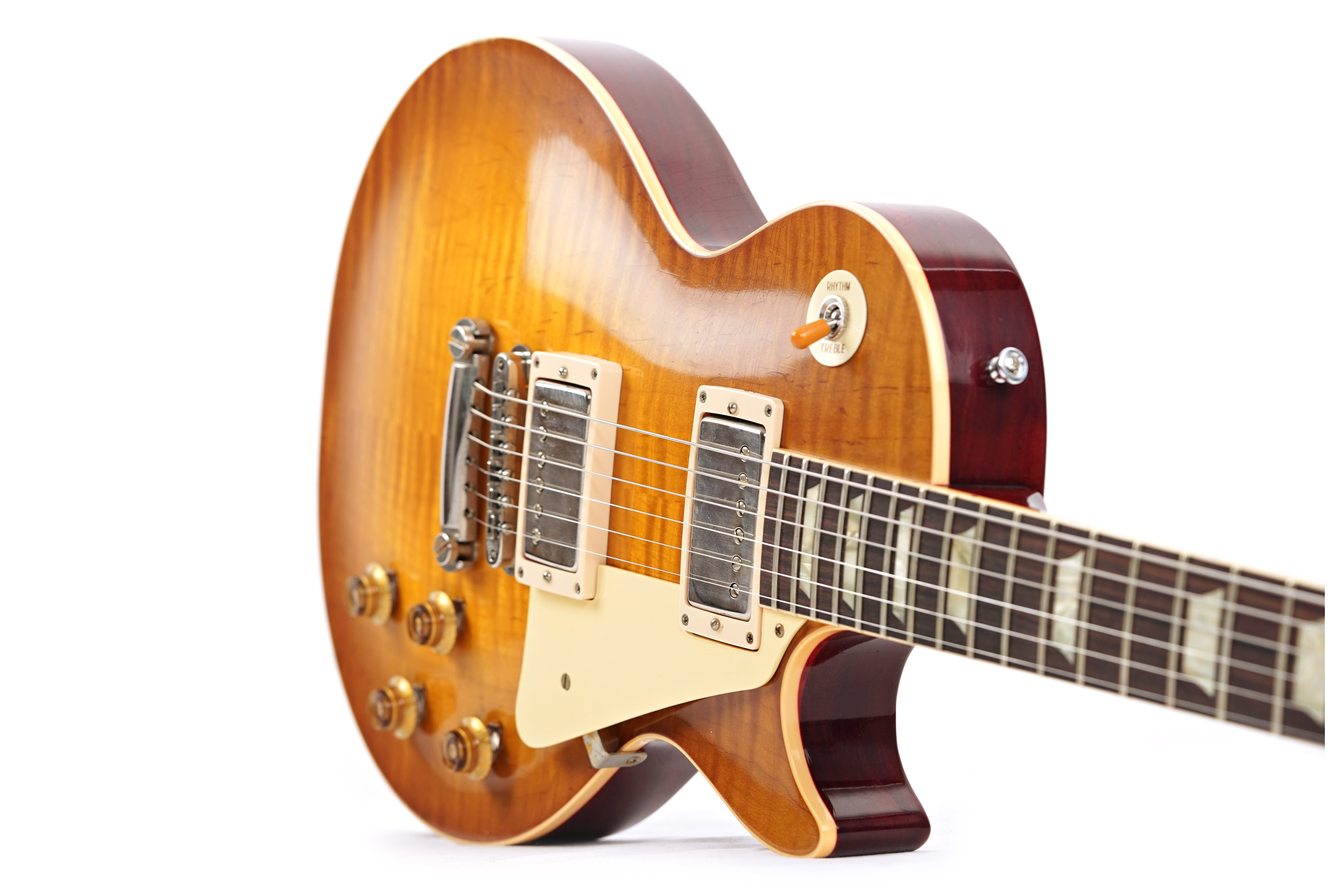 GUITARGUITAR Gibson Custom Shop Murphy Lab 1959 Les Paul Standard Reissue Light Aged Dirty Lemon #942651