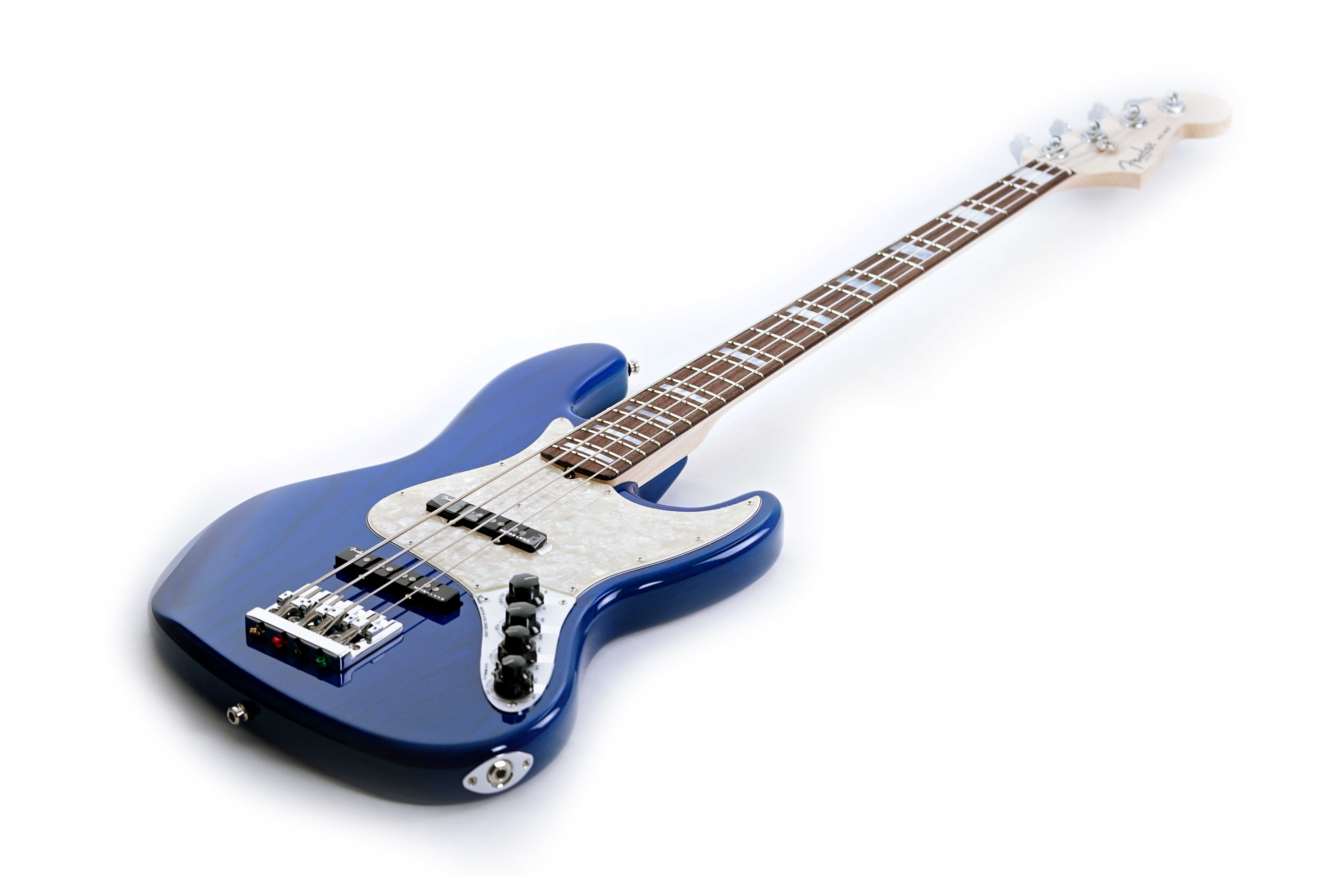 GUITARGUITAR Fender Custom Shop Custom Classic Jazz Bass IV Sapphire Blue Transparent Rosewood Fingerboard #cz568257