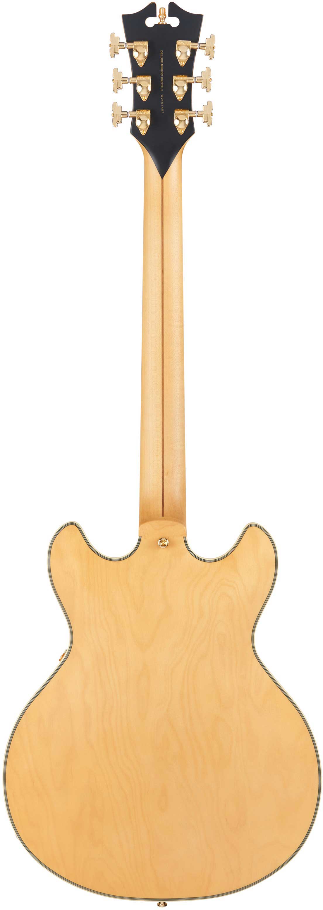 GUITARGUITAR D'Angelico Deluxe Mini DC Stop-Bar Satin Honey