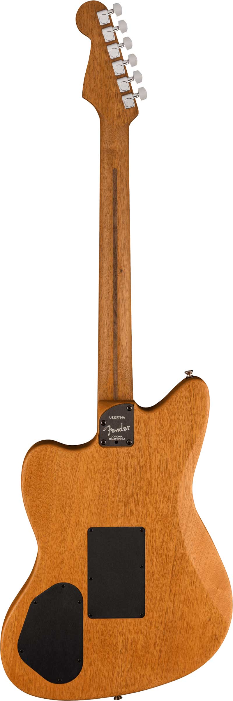 GUITARGUITAR Fender American Acoustasonic Jazzmaster All-Mahogany Ebony Fingerboard Natural