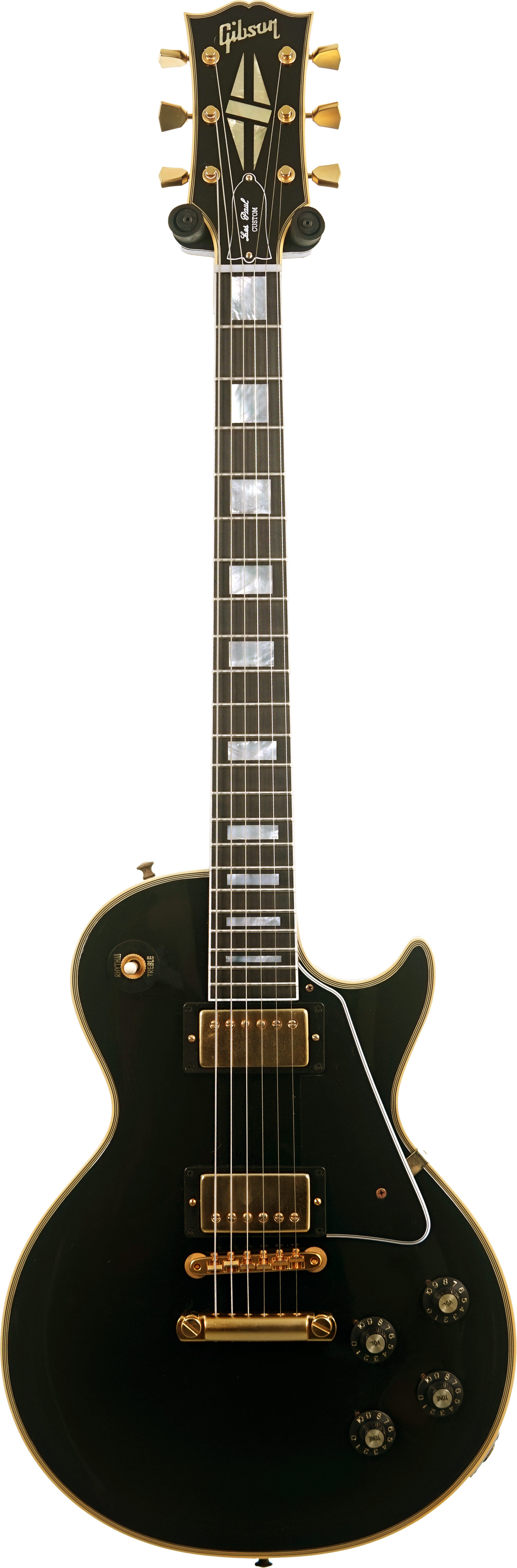 GUITARGUITAR Gibson Custom Shop Murphy Lab 1968 Les Paul Custom Reissue Ultra Light Aged Ebony #509028