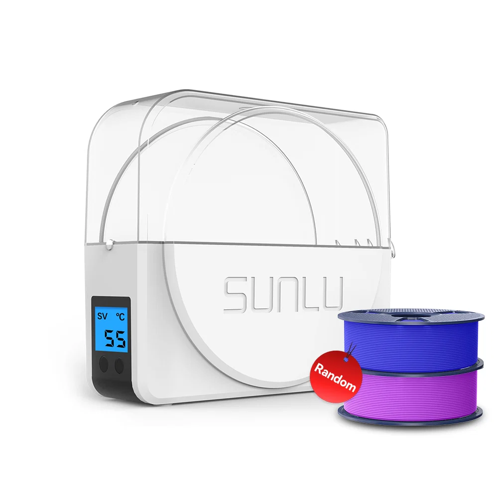 SUNLU S1 Plus Filament Dryer and PLA Filament Bundle