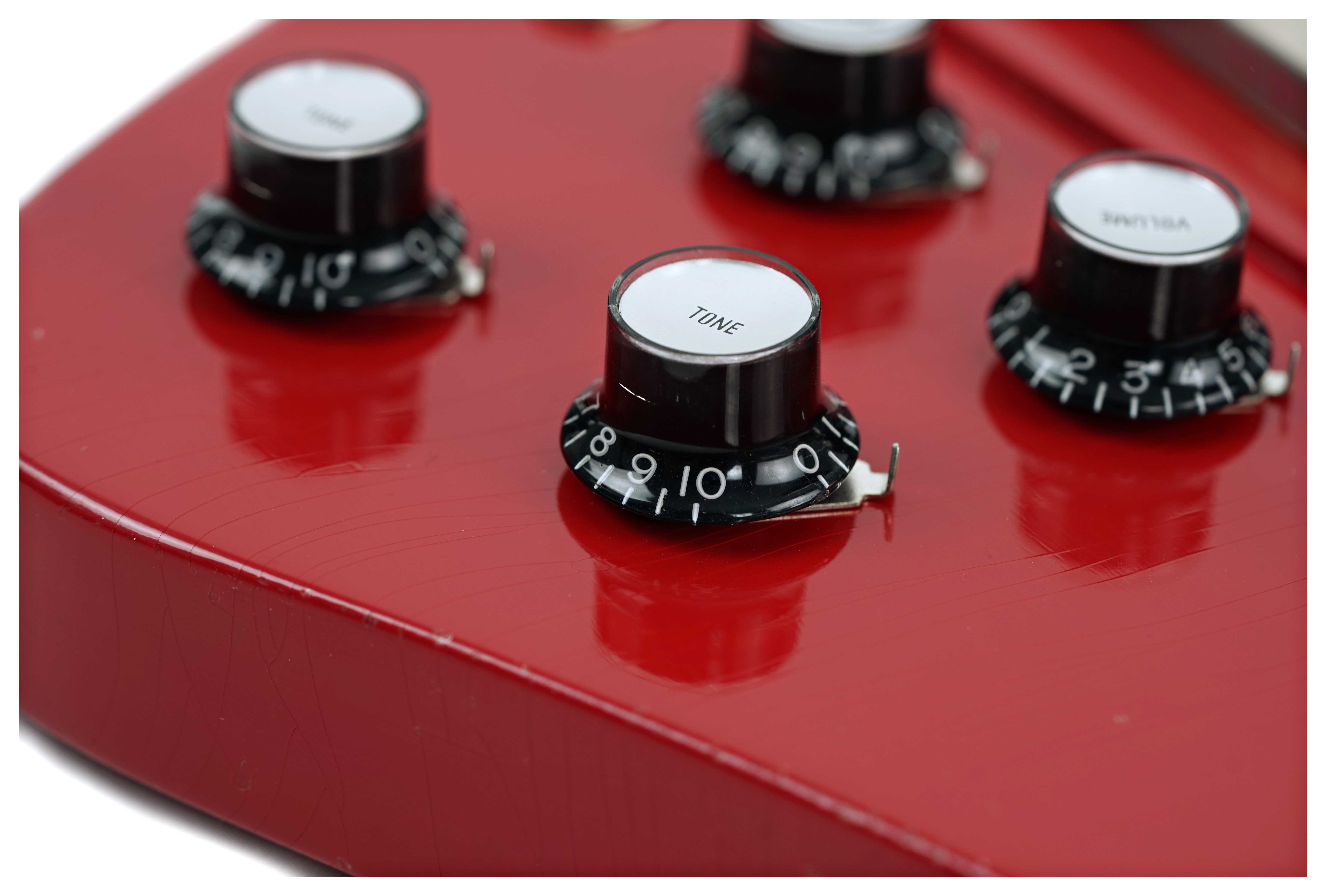 GUITARGUITAR Gibson Custom Shop 1963 Firebird V w/ Maestro Vibrola Light Aged Cardinal Red #400783