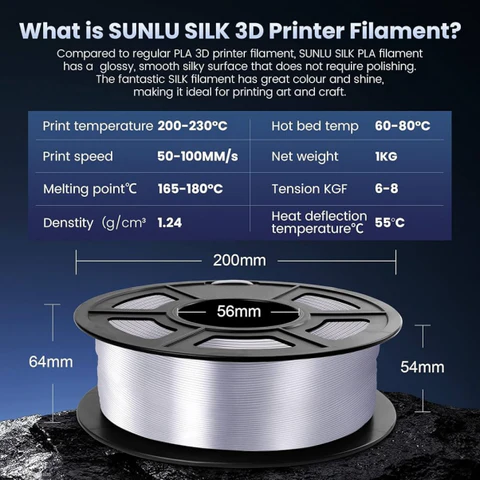 Factors to consider when selecting a SILK PLA(PLA Plus) filament