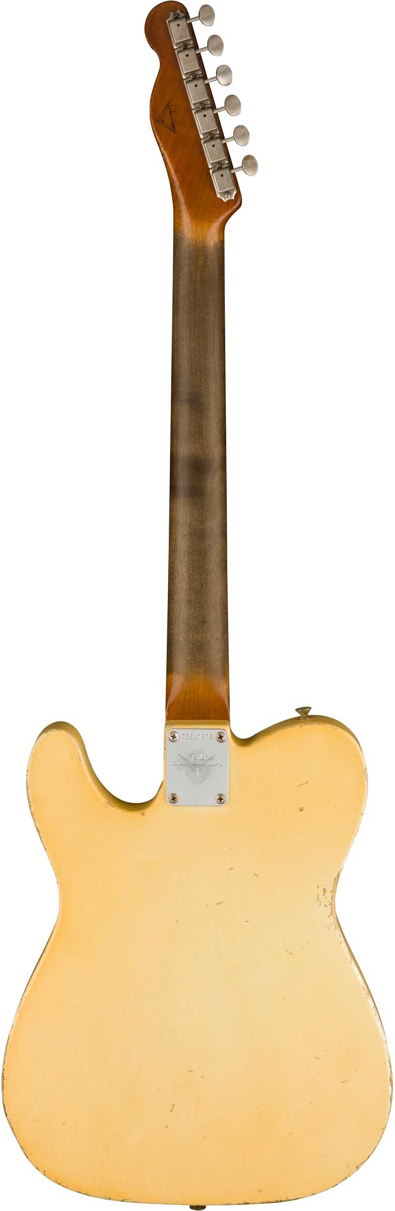 GUITARGUITAR Fender Custom Shop Custom '63 Telecaster Journeyman Relic Masterbuilt By Dale Wilson Aged Olympic White