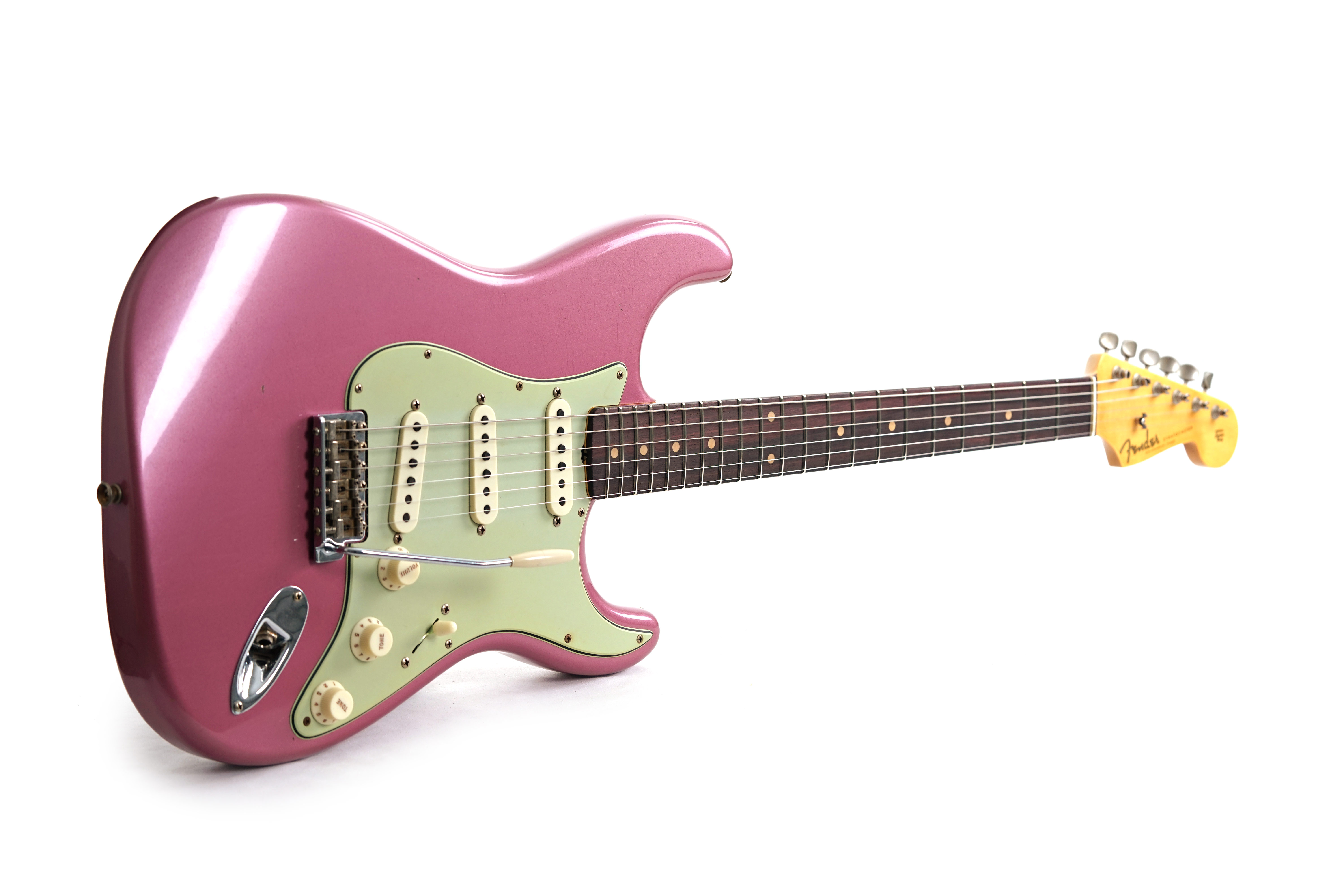 GUITARGUITAR Fender Custom Shop 1959 Collection Stratocaster Journeyman Relic Burgundy Mist Metallic Rosewood Fingerboard #CZ586983