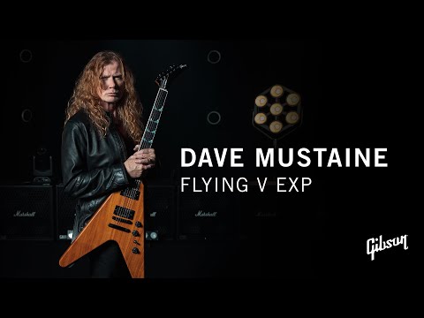 GUITARGUITAR Gibson Dave Mustaine Flying V EXP Antique Natural