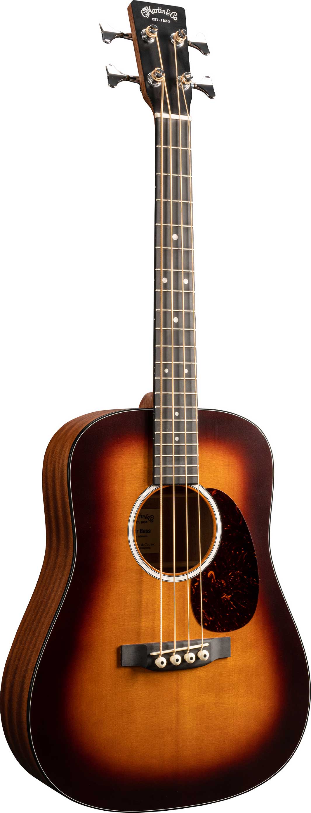 GUITARGUITAR Martin DJR-10E Dreadnought Junior Short Scale Acoustic Bass Burst