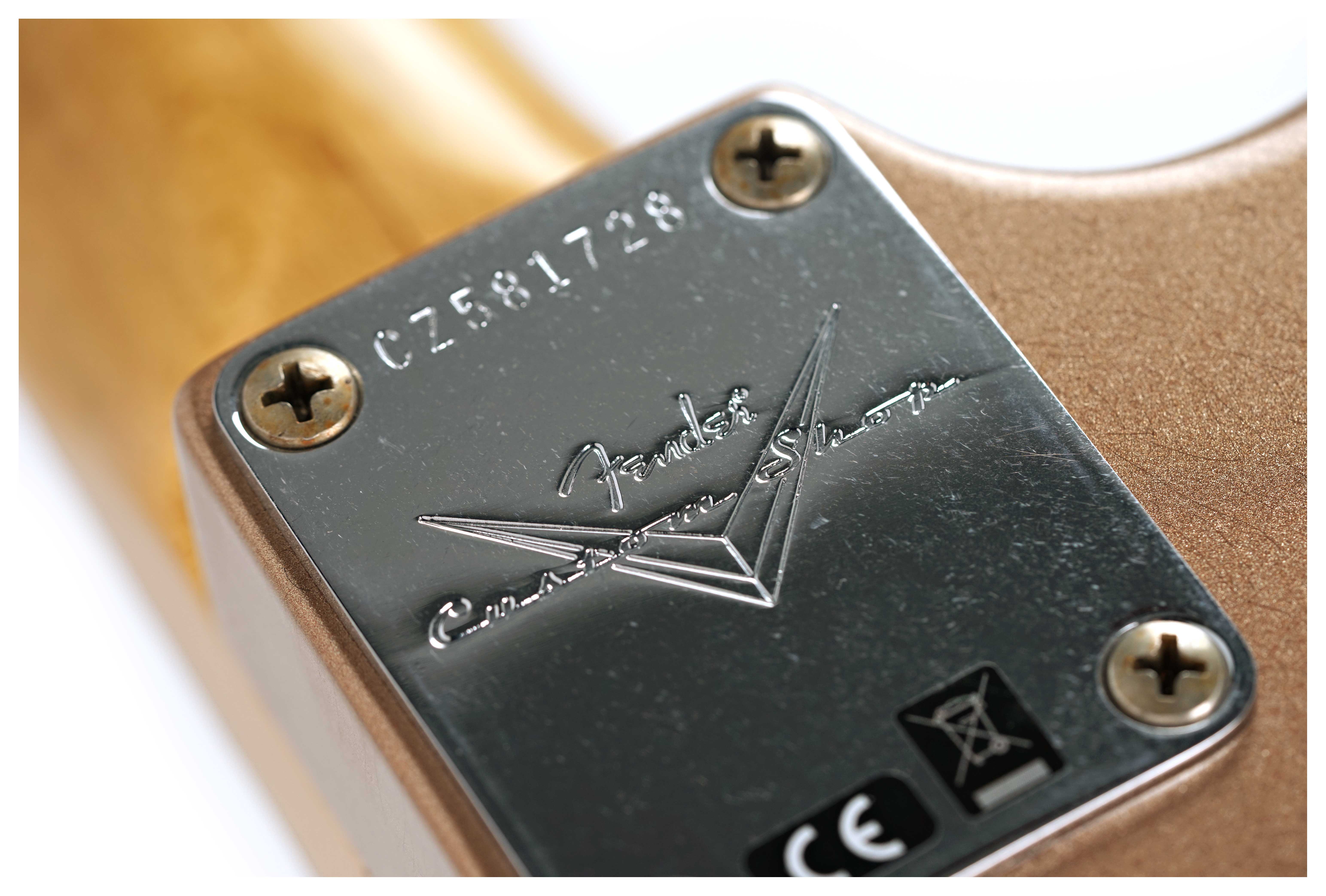 GUITARGUITAR Fender Custom Shop 1959 Stratocaster Journeyman Relic Super Faded Aged Firemist Gold #CZ581728