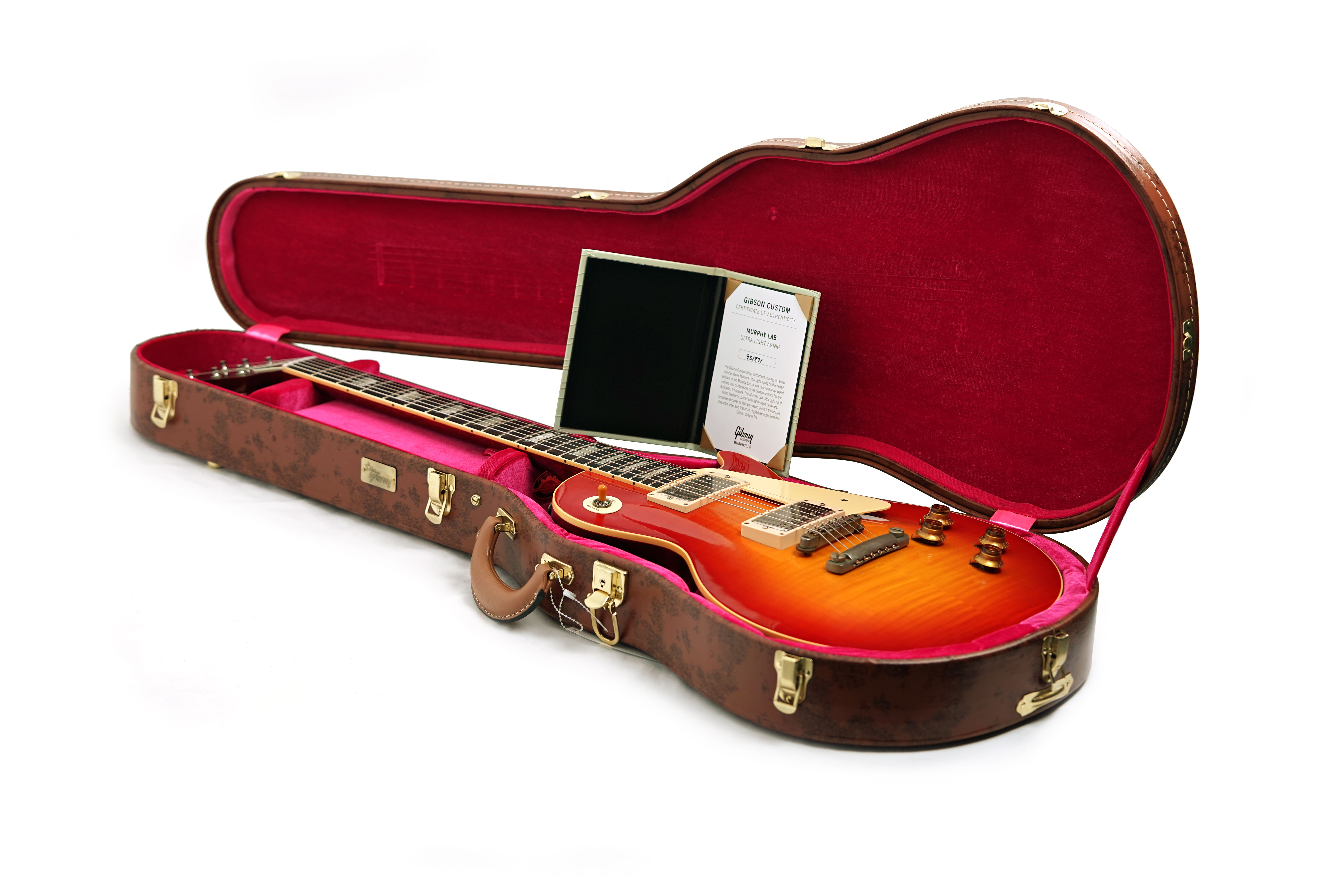 GUITARGUITAR Gibson Custom Shop Murphy Lab 1959 Les Paul Standard Reissue Ultra Light Aged Sunrise Teaburst #951871