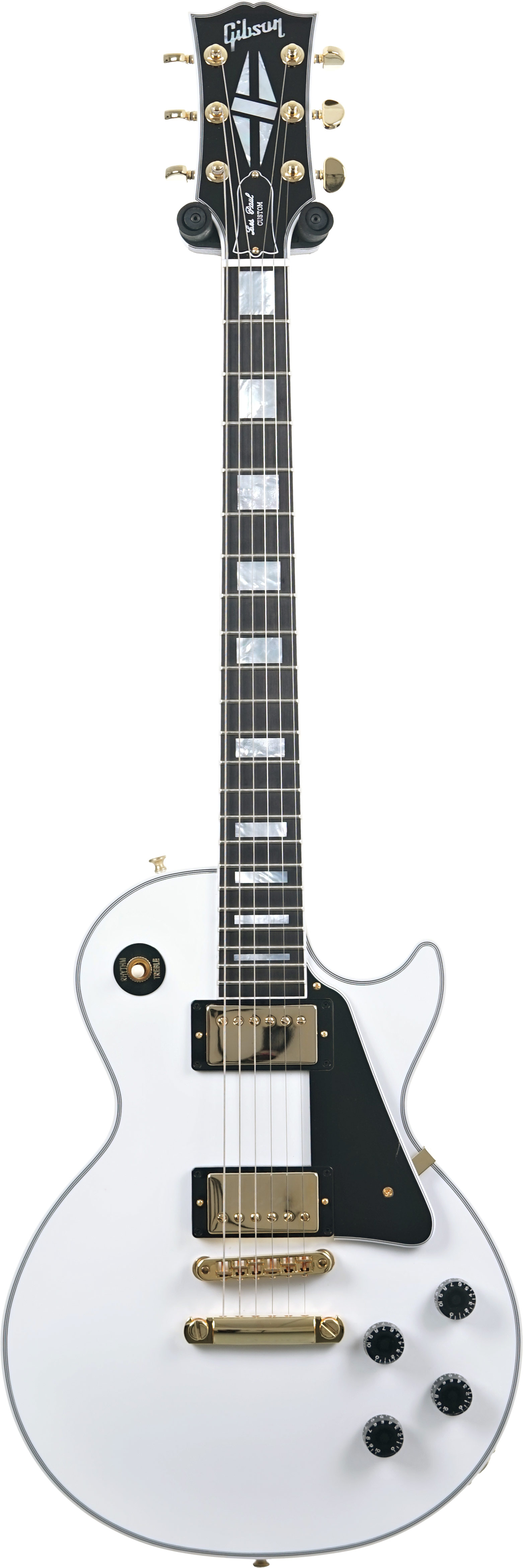 GUITARGUITAR Gibson Custom Shop Les Paul Custom Alpine White with Ebony Fingerboard Gloss #CS502280