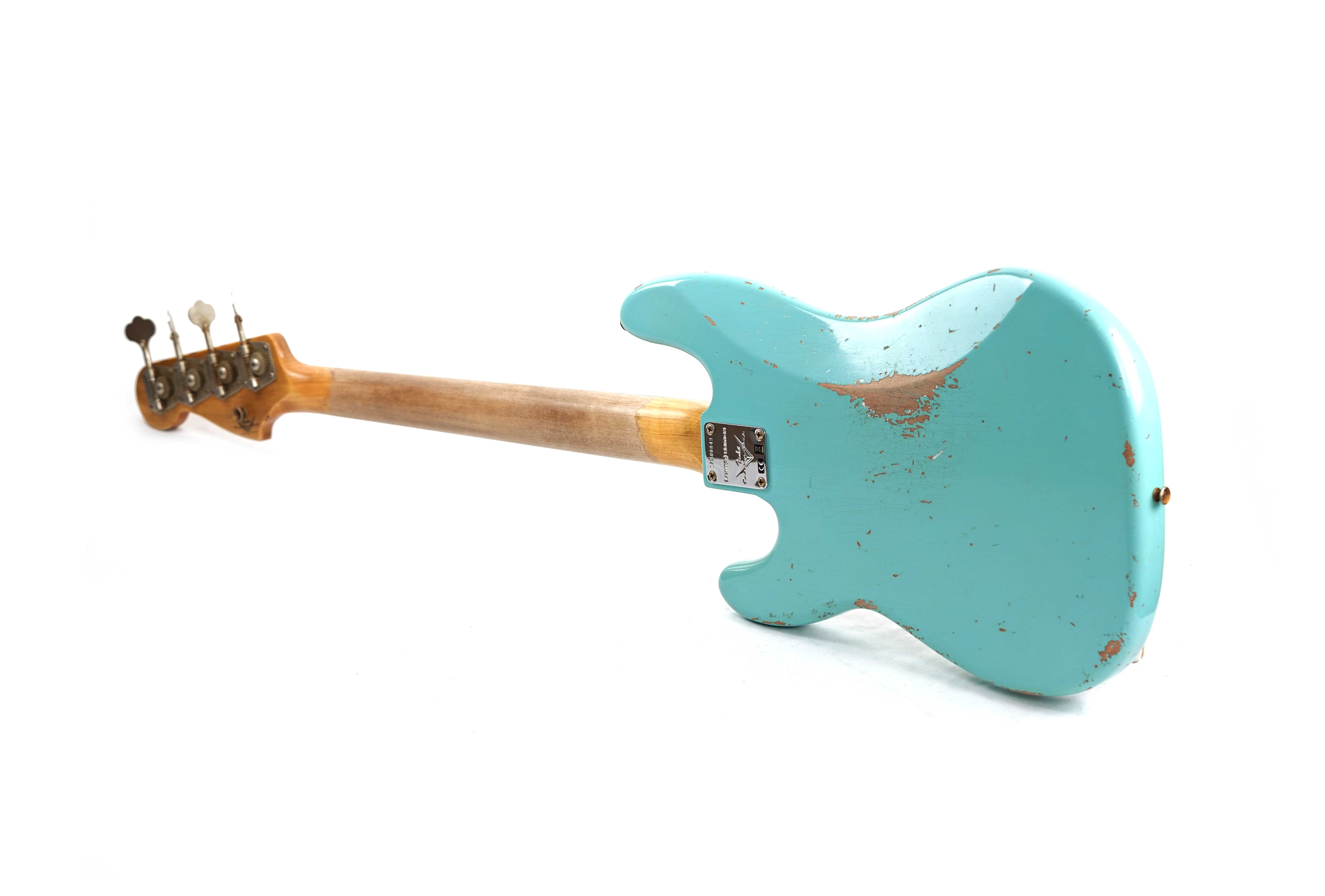 GUITARGUITAR Fender Custom Shop Limited Edition 1963 Precision Bass Heavy Relic Aged Daphne Blue #CZ580843