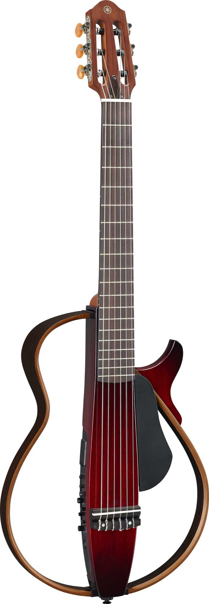 GUITARGUITAR Yamaha SLG200NII Silent Guitar Nylon Crimson Red Burst