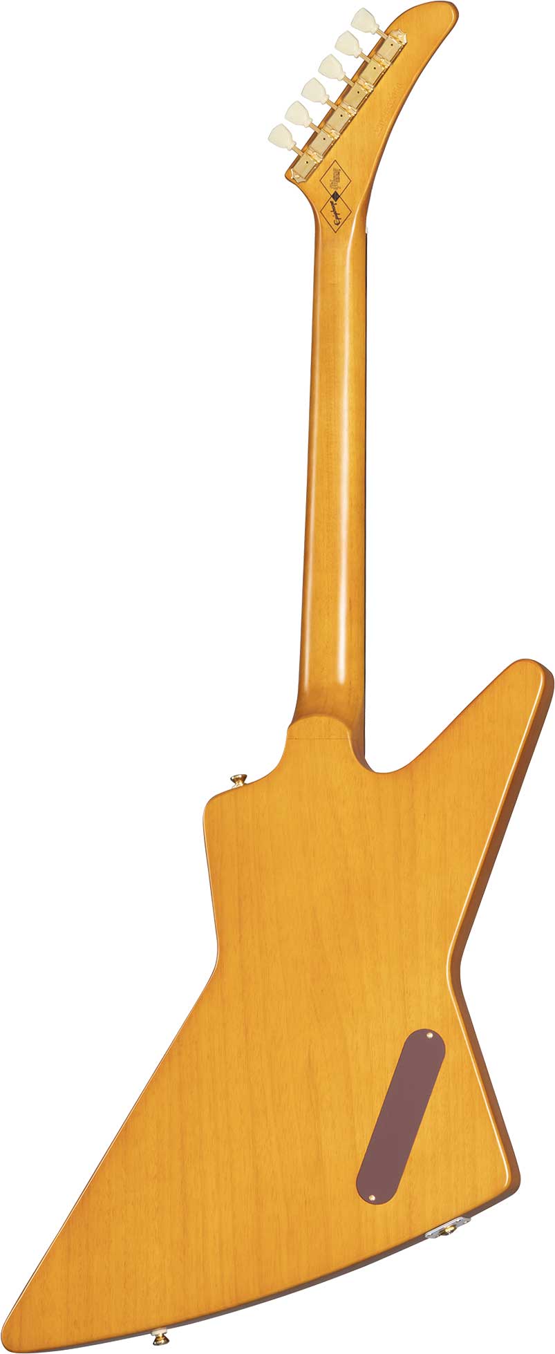 GUITARGUITAR Epiphone 1958 Korina Explorer White Pickguard Left Handed