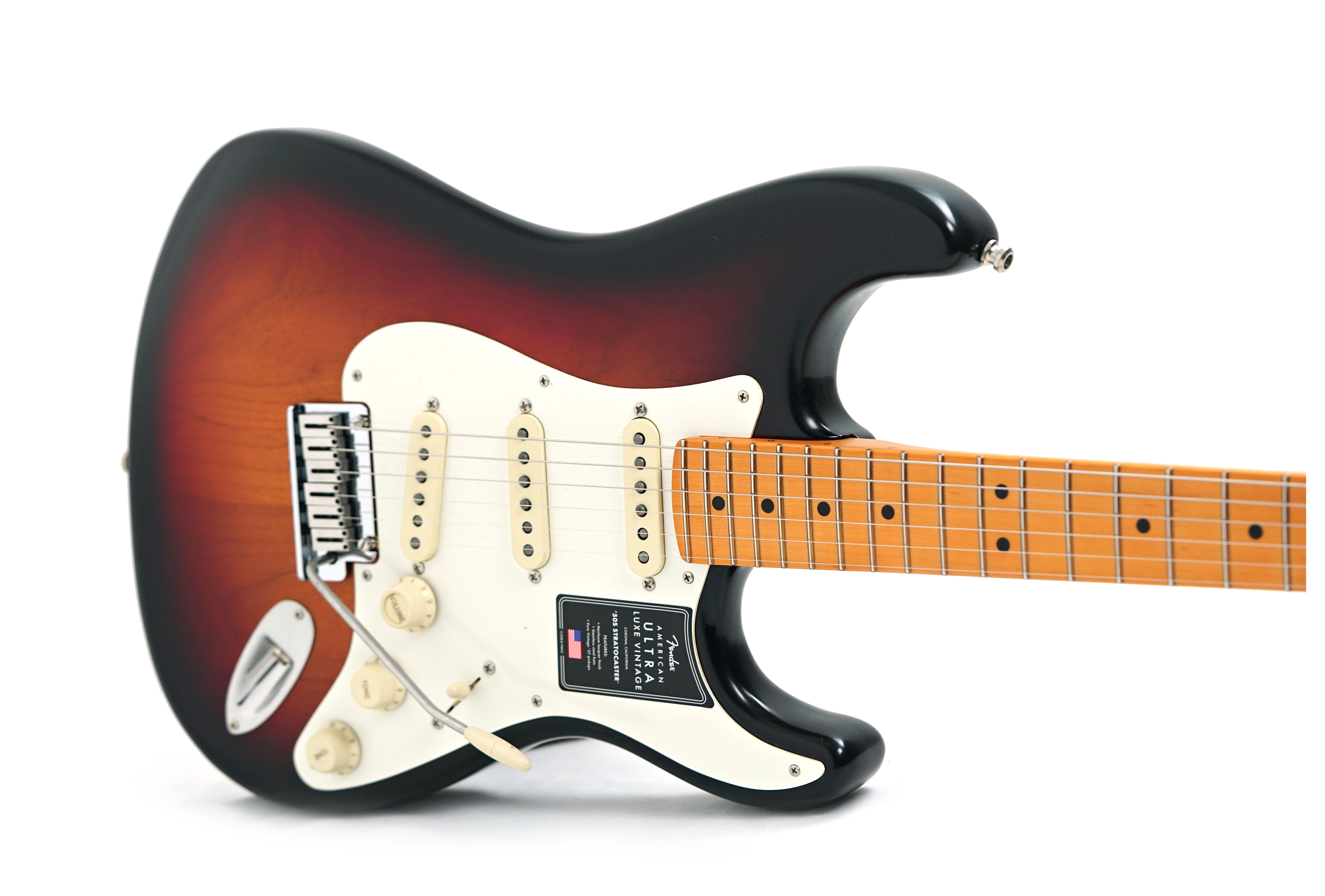 GUITARGUITAR Fender American Ultra Luxe Vintage 50s Stratocaster 3 Colour Sunburst #US25014149
