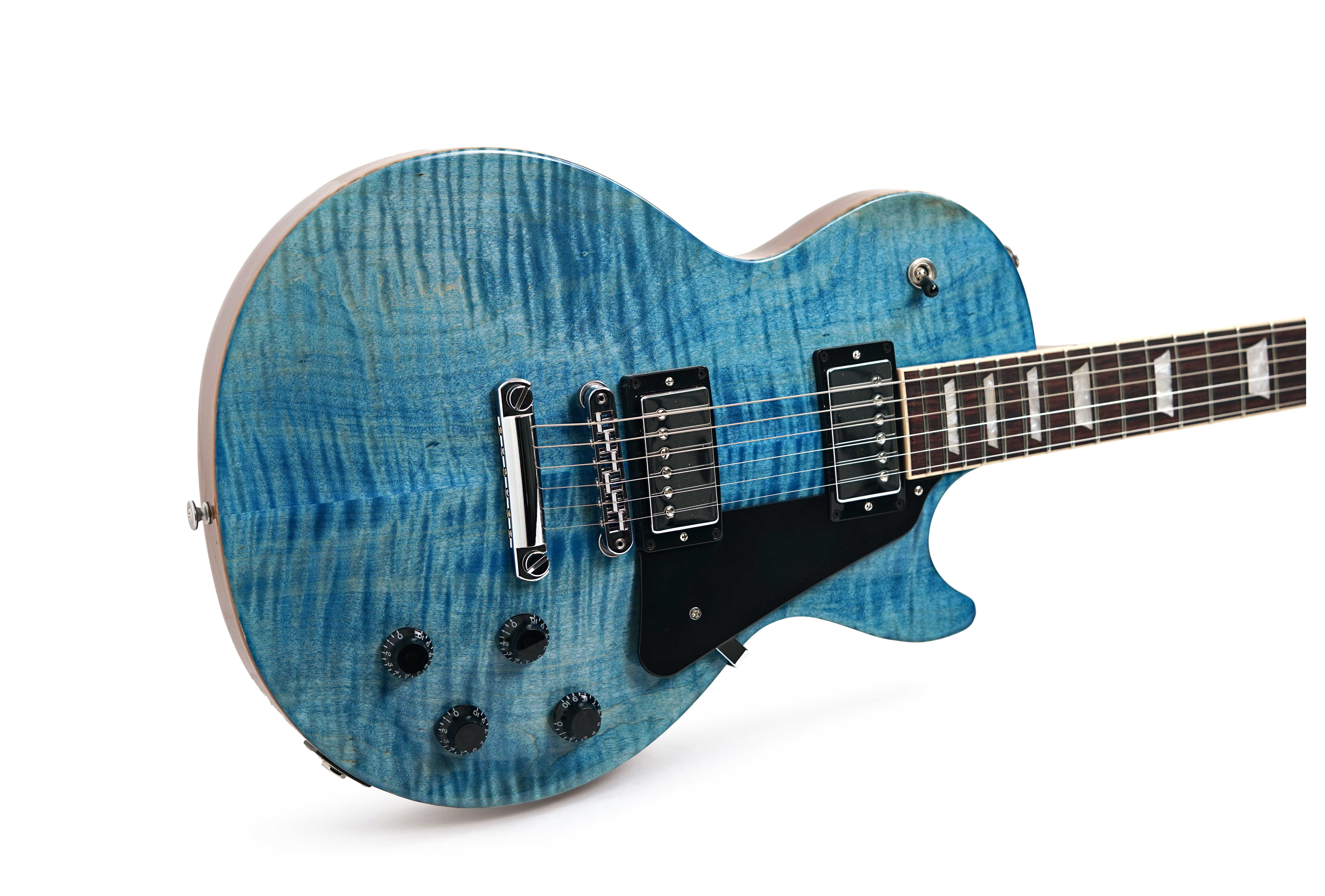 GUITARGUITAR Gibson Les Paul Studio Figured Ocean Blue #203550170