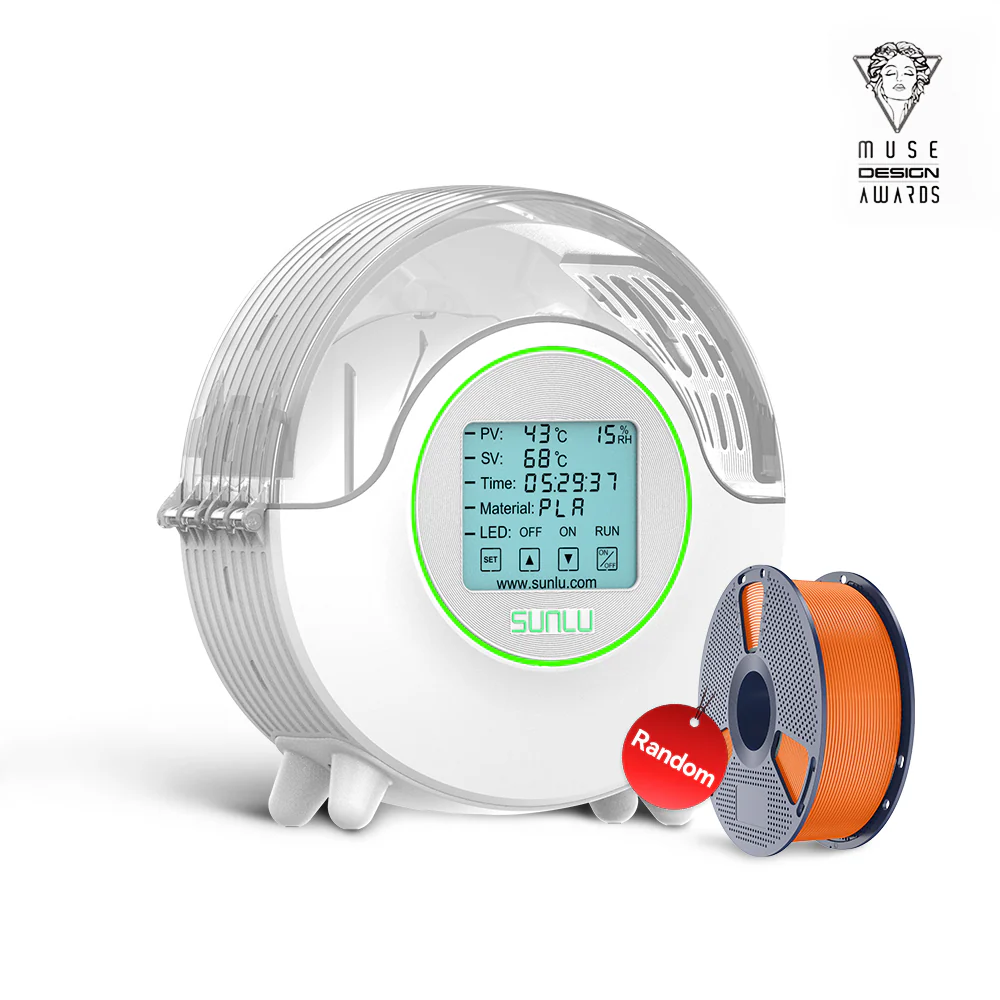 SUNLU S2 Filament Dryer, 360° Surround Heating During 3D Printing