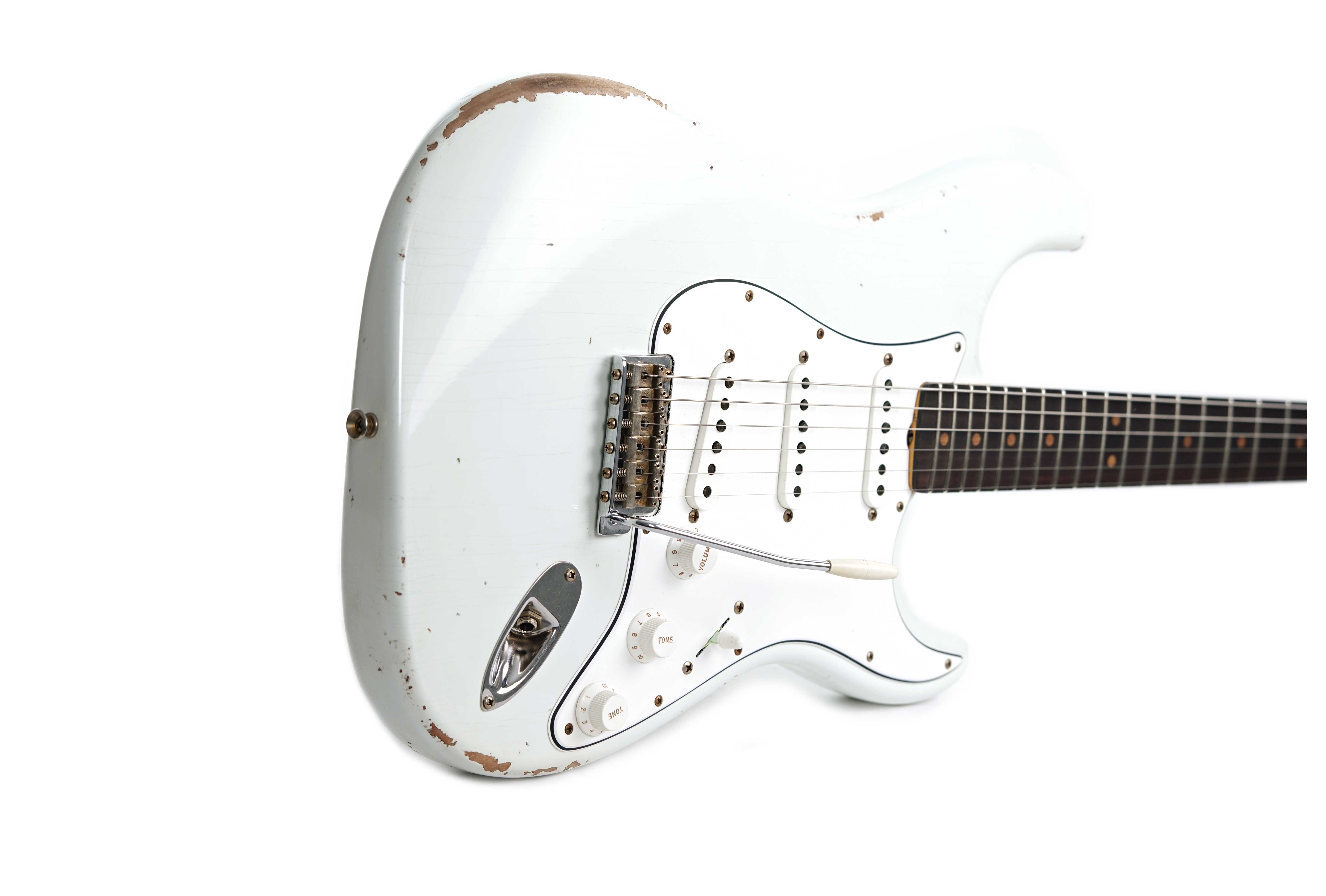 GUITARGUITAR Fender Custom Shop Mid '60s Collection Stratocaster Relic Faded Olympic White #R143641