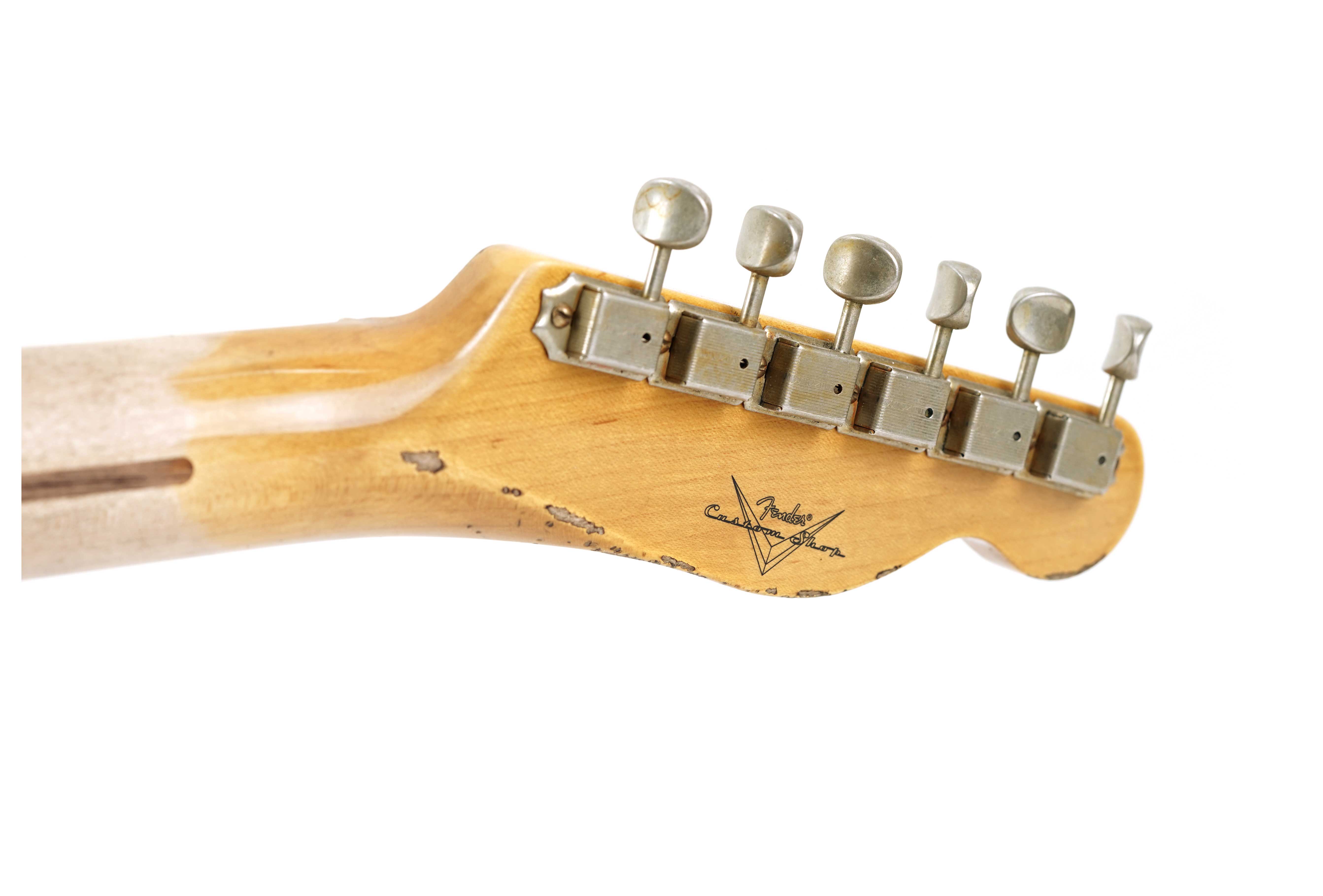 GUITARGUITAR Fender Custom Shop 1952 Telecaster Heavy Relic Aged Nocaster Blonde Maple Fingerboard Left Handed #R131701