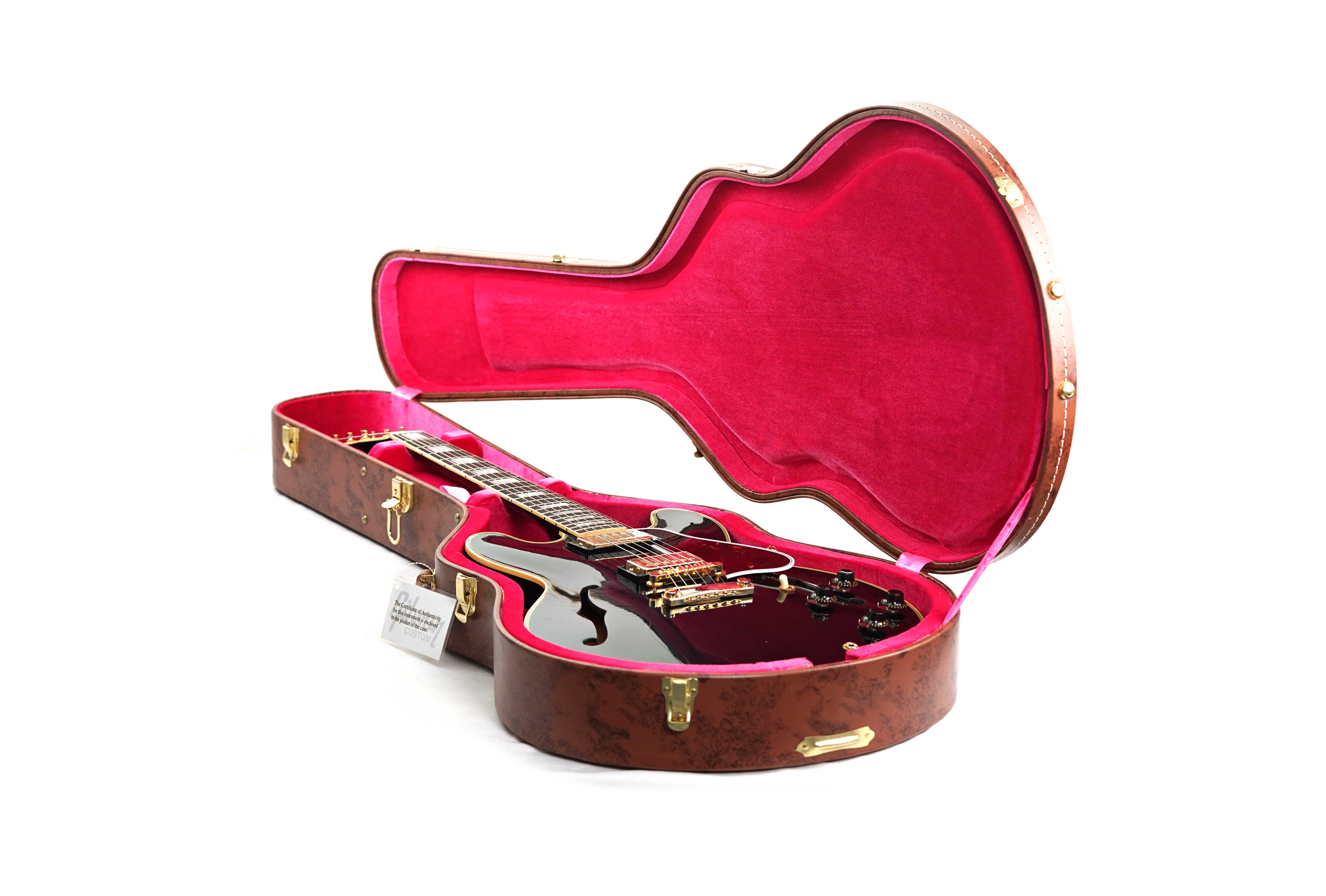 GUITARGUITAR Gibson Custom Shop Murphy Lab 1959 ES-355 Reissue Stop Bar Ultra Light Aged Ebony #A930033