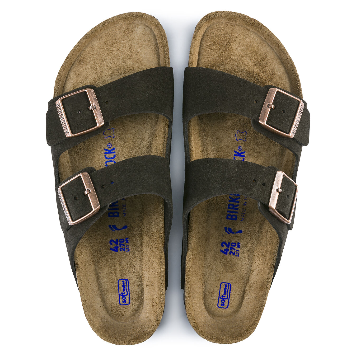 BIRKENSTOCK Arizona Soft Footbed Suede Leather