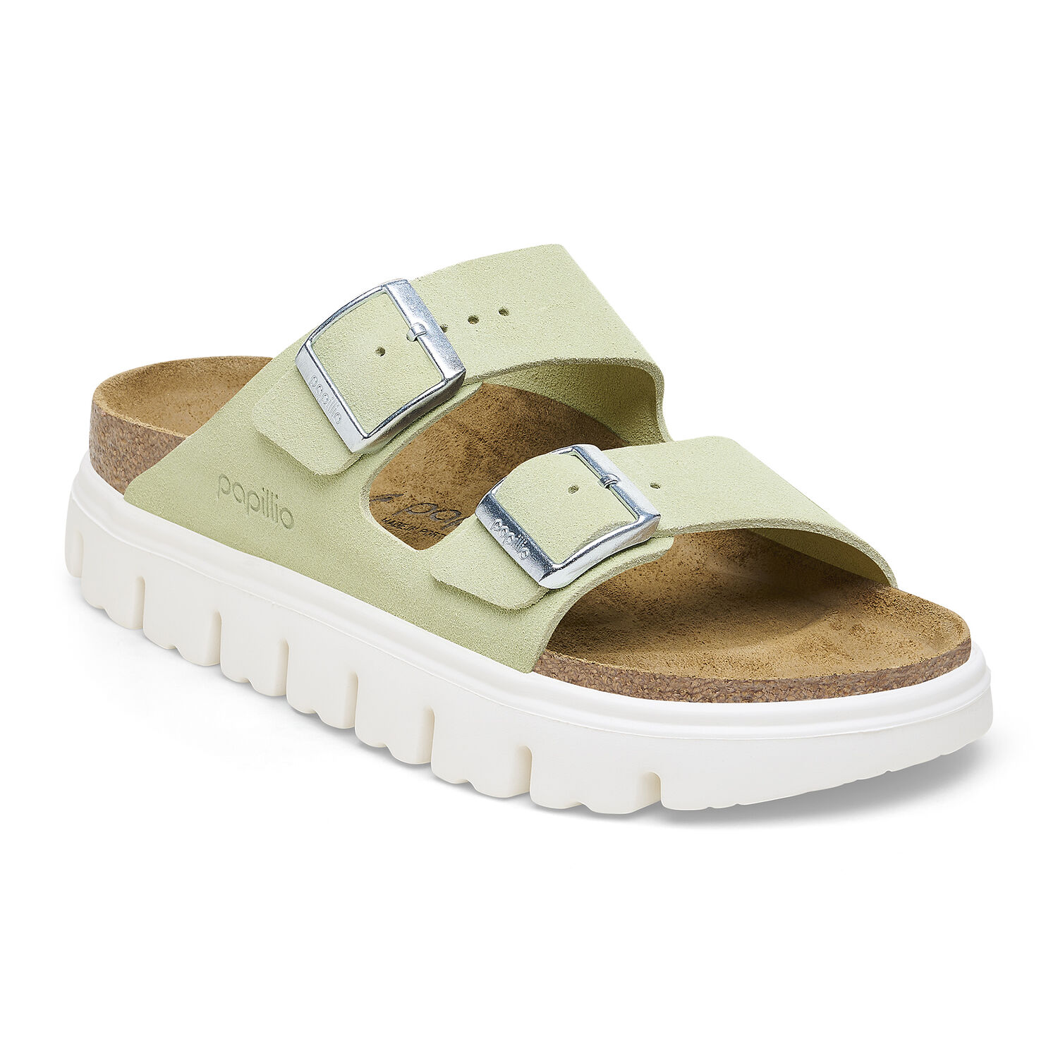 BIRKENSTOCK Arizona Platform Suede Leather
