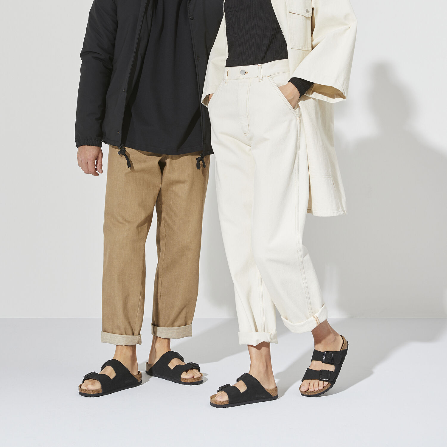 BIRKENSTOCK Arizona Soft Footbed Suede Leather