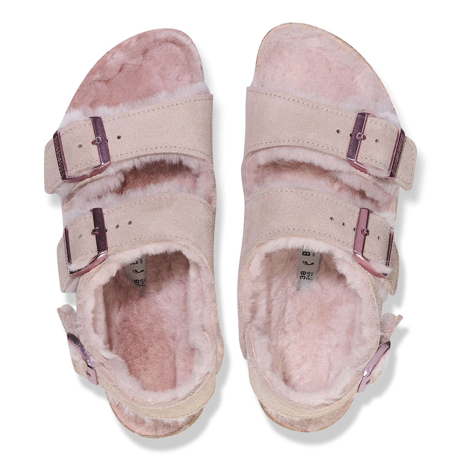BIRKENSTOCK Milano Suede Shearling Suede Leather/Shearling