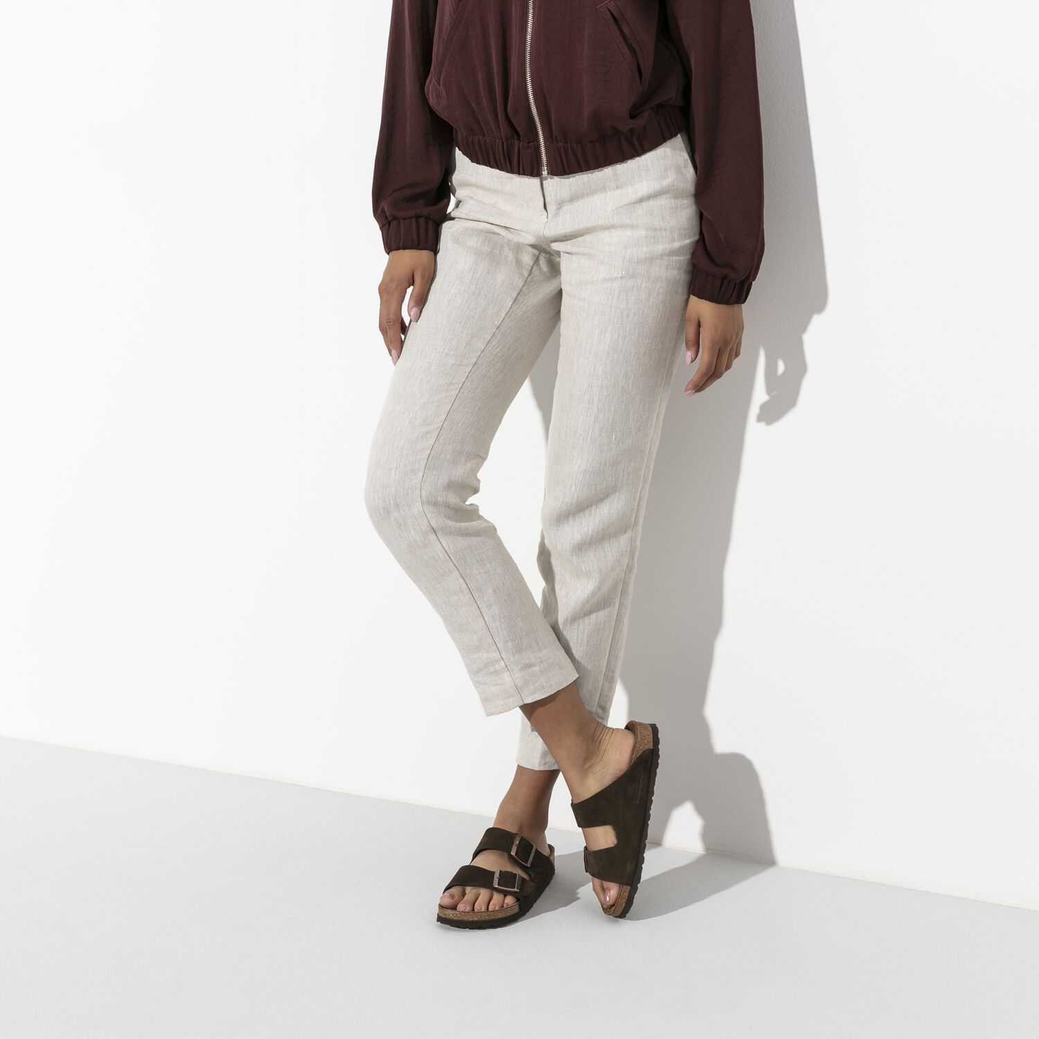 BIRKENSTOCK Arizona Soft Footbed Suede Leather