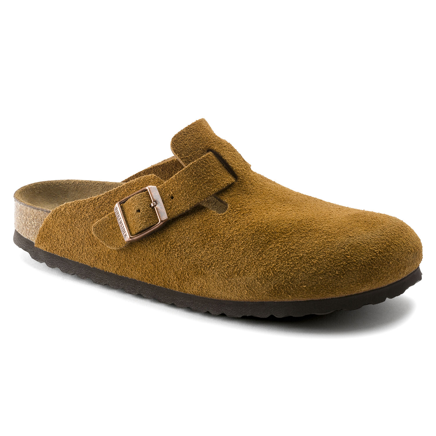 BIRKENSTOCK Boston Soft Footbed Suede Leather