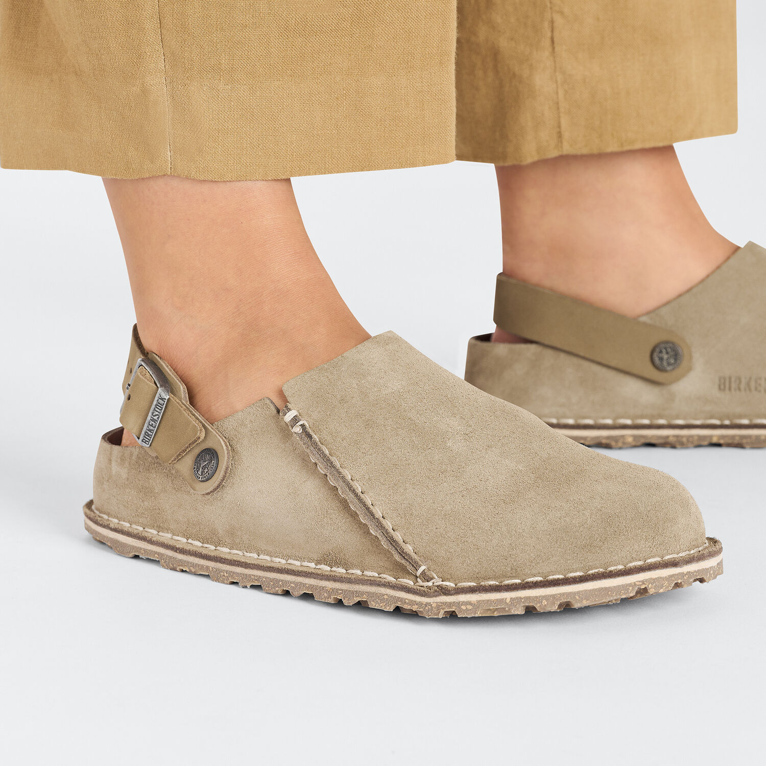 BIRKENSTOCK Lutry Premium Suede Suede Leather
