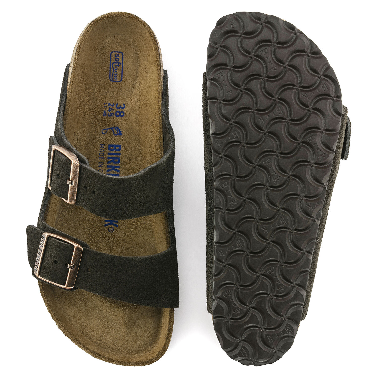 BIRKENSTOCK Arizona Soft Footbed Suede Leather