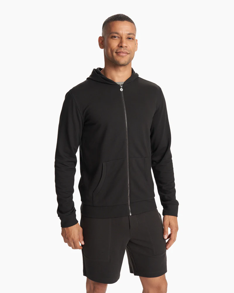 Vuori Performance Waffle Zip Hoodie 2.0