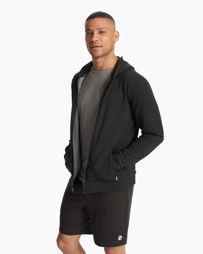Vuori Performance Waffle Zip Hoodie 2.0