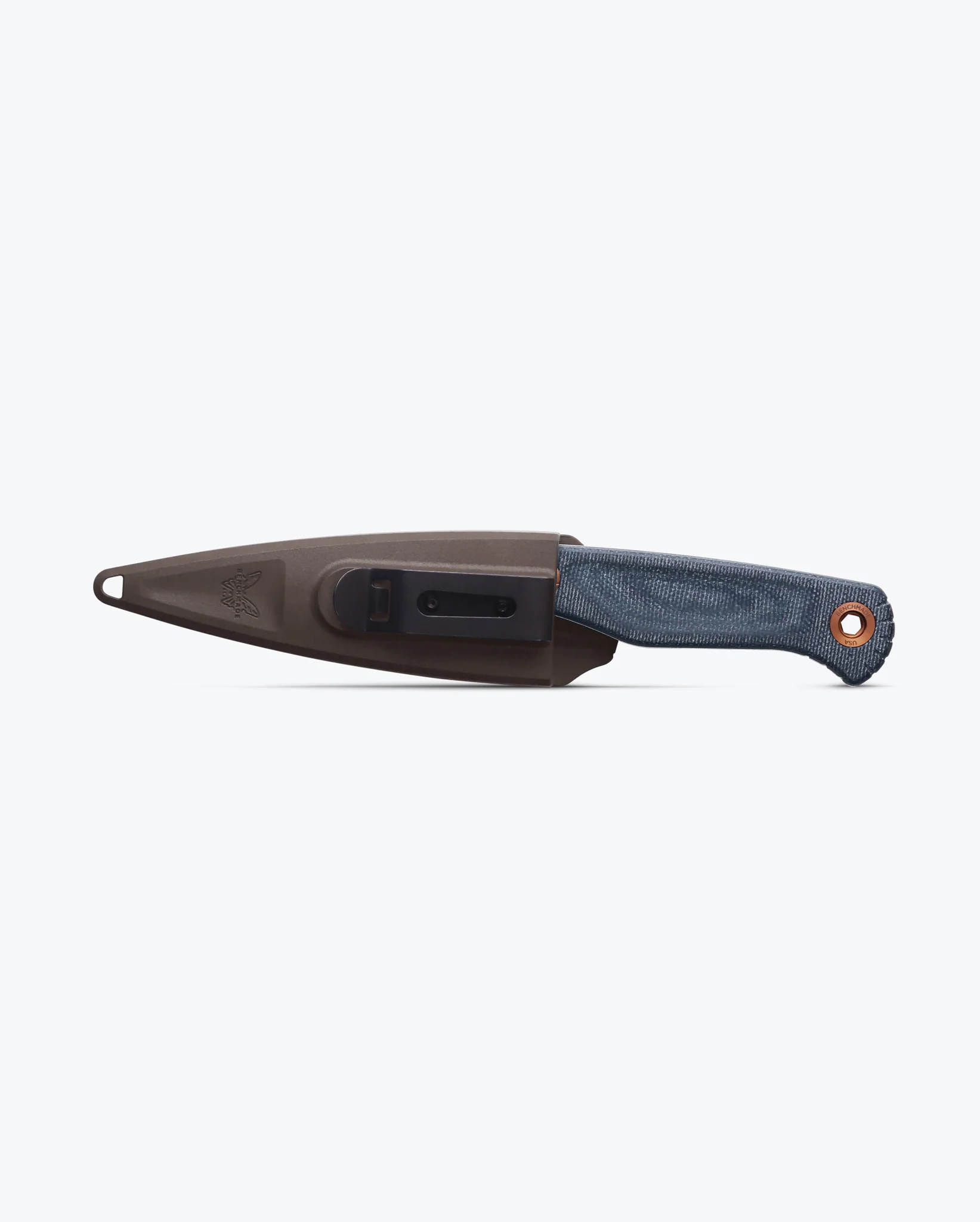 Benchmade Dacian | Brown Canvas Micarta | Spear Point
