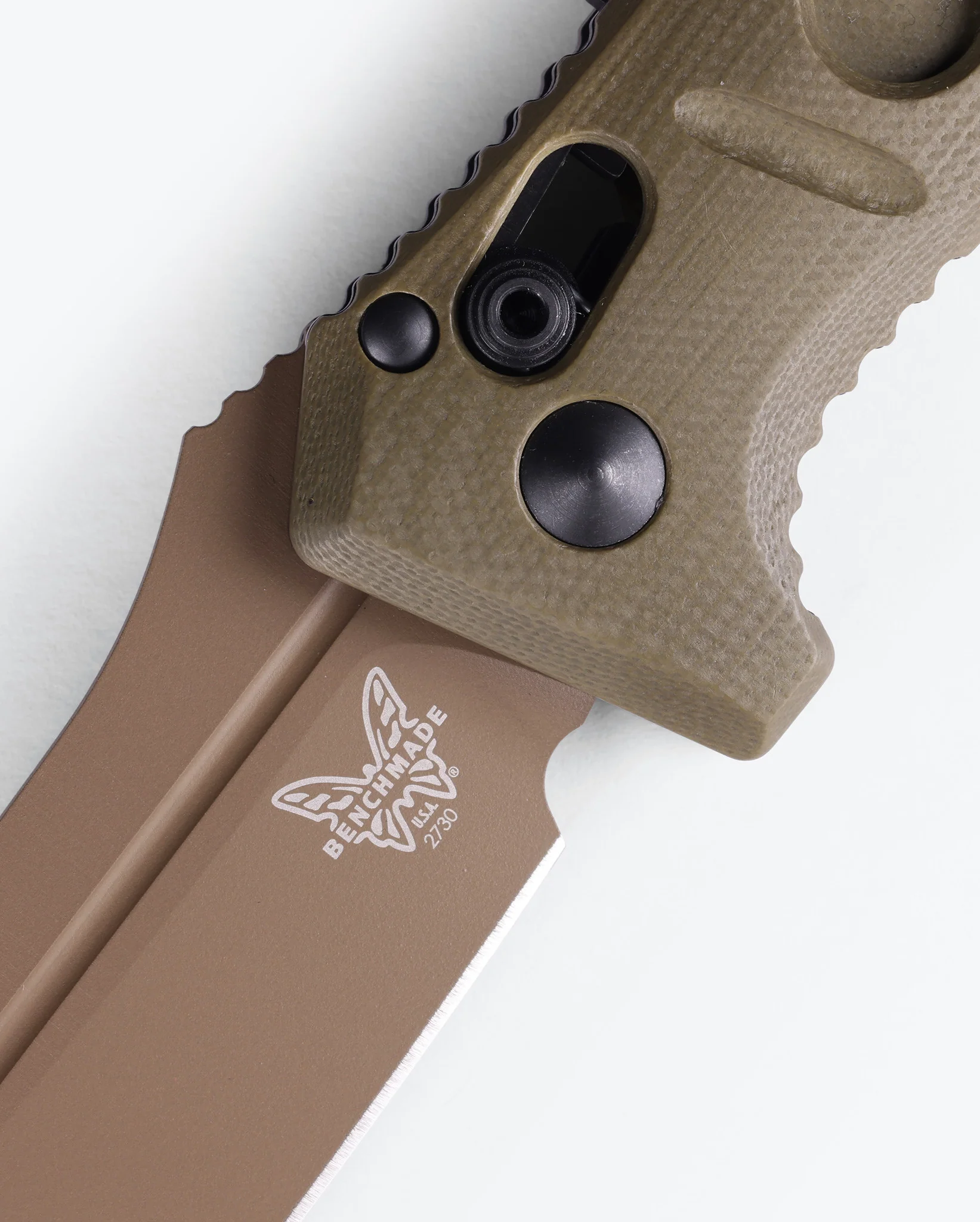 Benchmade Mini Auto Adamas® | OD Green G10 | Drop-point