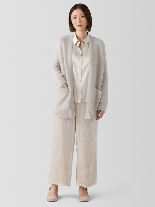 Eileen Fisher Cashmere Silk Bliss Long Cardigan