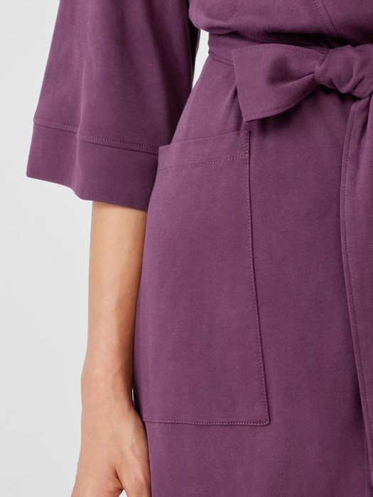 Eileen Fisher Organic Cotton Interlock Sleep Robe