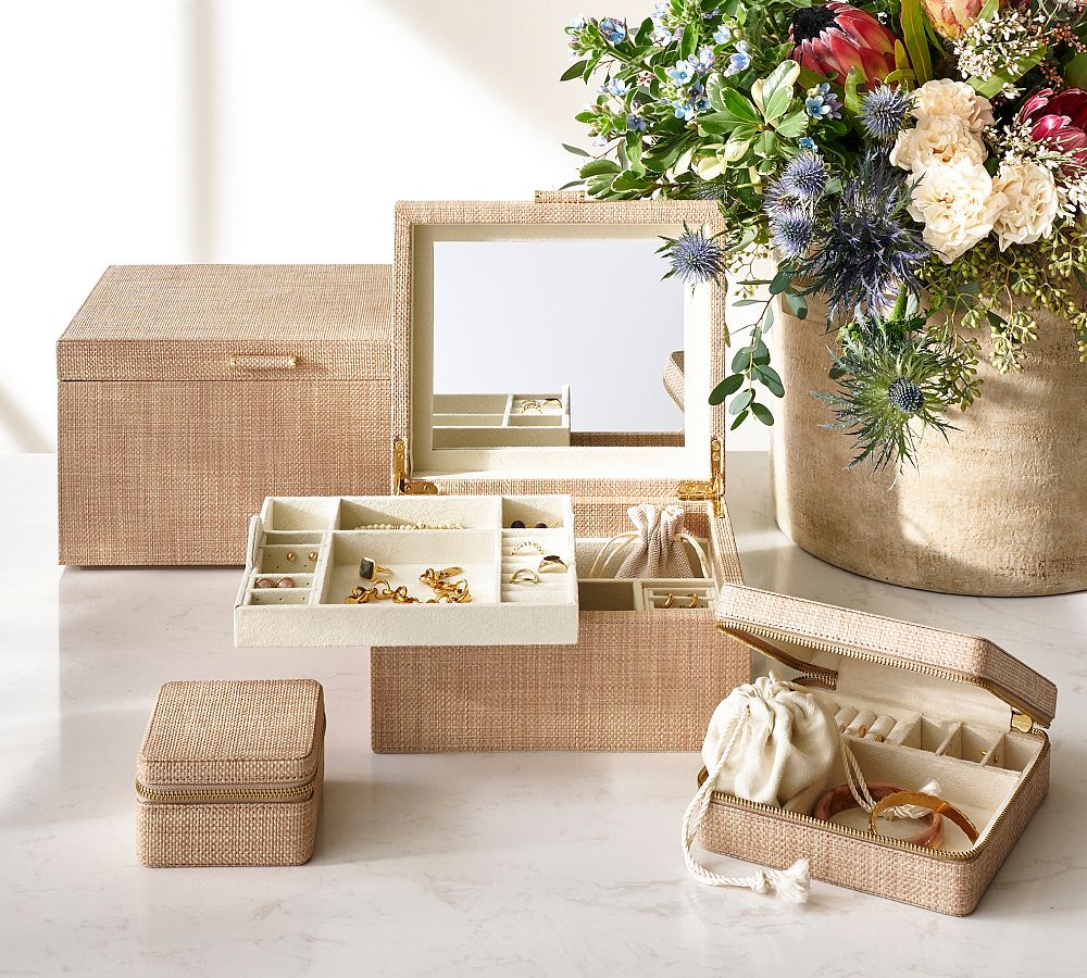 Pottery Barn Quinn Jewelry Travel Case