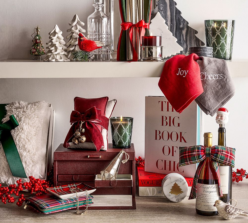 Pottery Barn Santa Wine Stopper