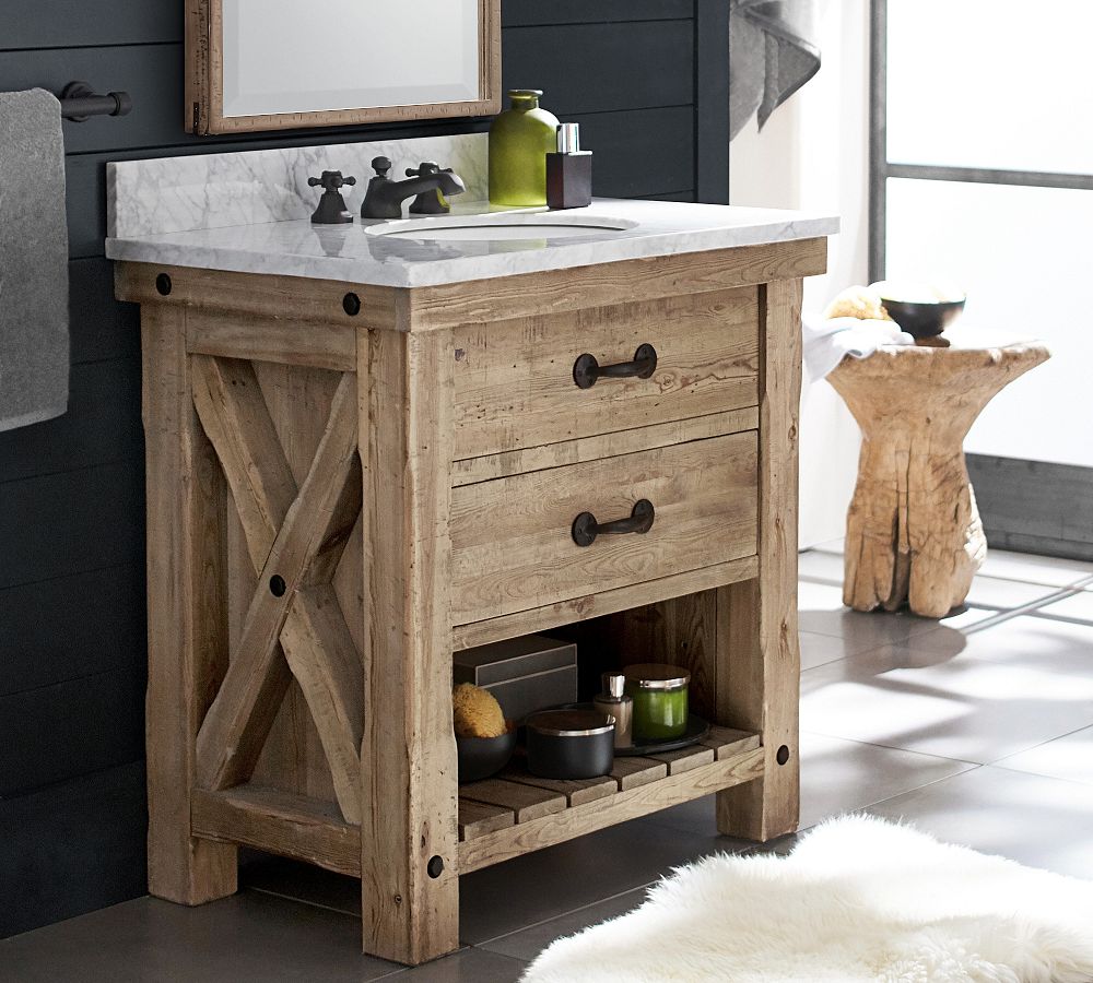 Pottery Barn Benchwright 36" Single Sink Vanity