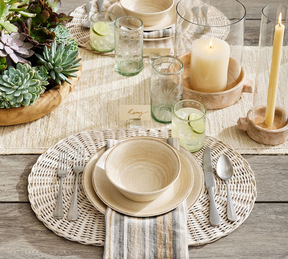 Pottery Barn Larkin Outdoor Melamine Salad Plates