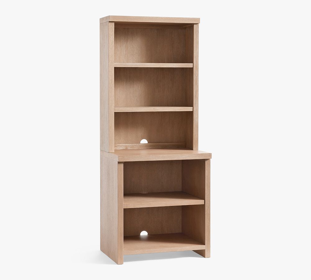 Pottery Barn Modern Farmhouse Shelf with Display Cabinet (34")