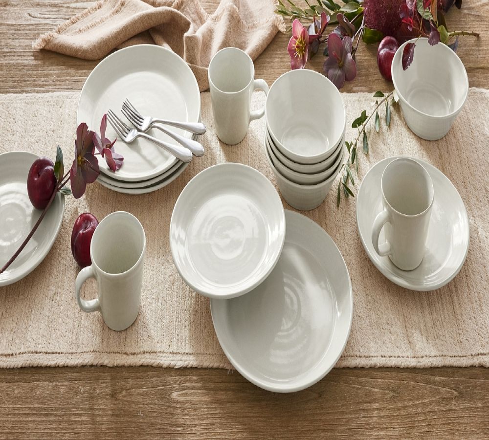 Pottery Barn Larkin Reactive Glaze Stoneware Dinnerware Set