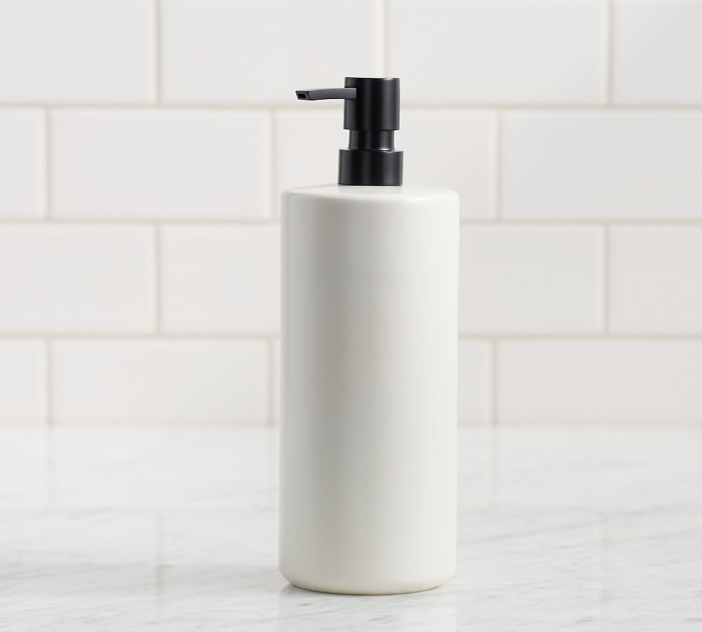 Pottery Barn Mason Glazed Stoneware Bathroom Accessories