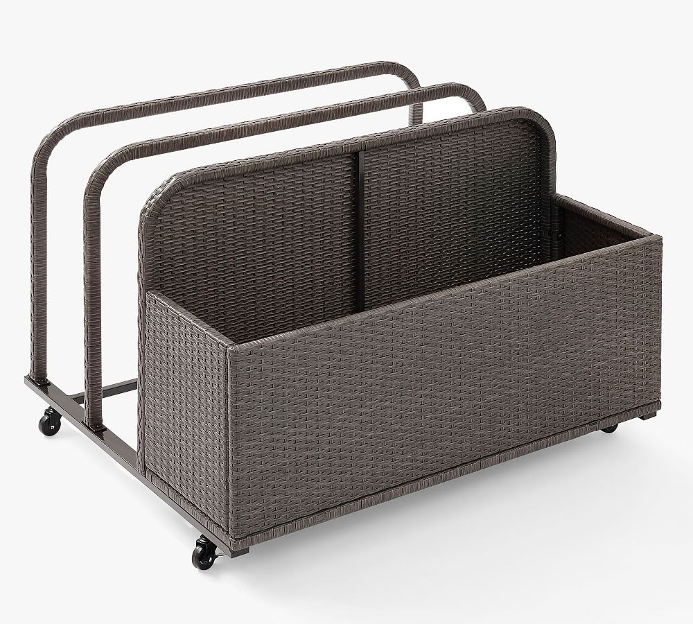 Pottery Barn Benson Outdoor Wicker Pool Storage Caddy