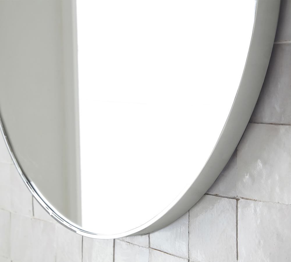 Pottery Barn Linden Round Mirror