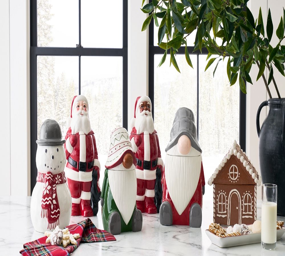Pottery Barn Holiday Cookie Jar Collection