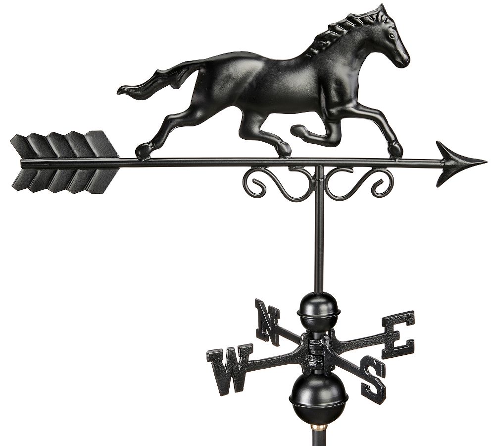 Pottery Barn Galloping Horse Copper Weathervane