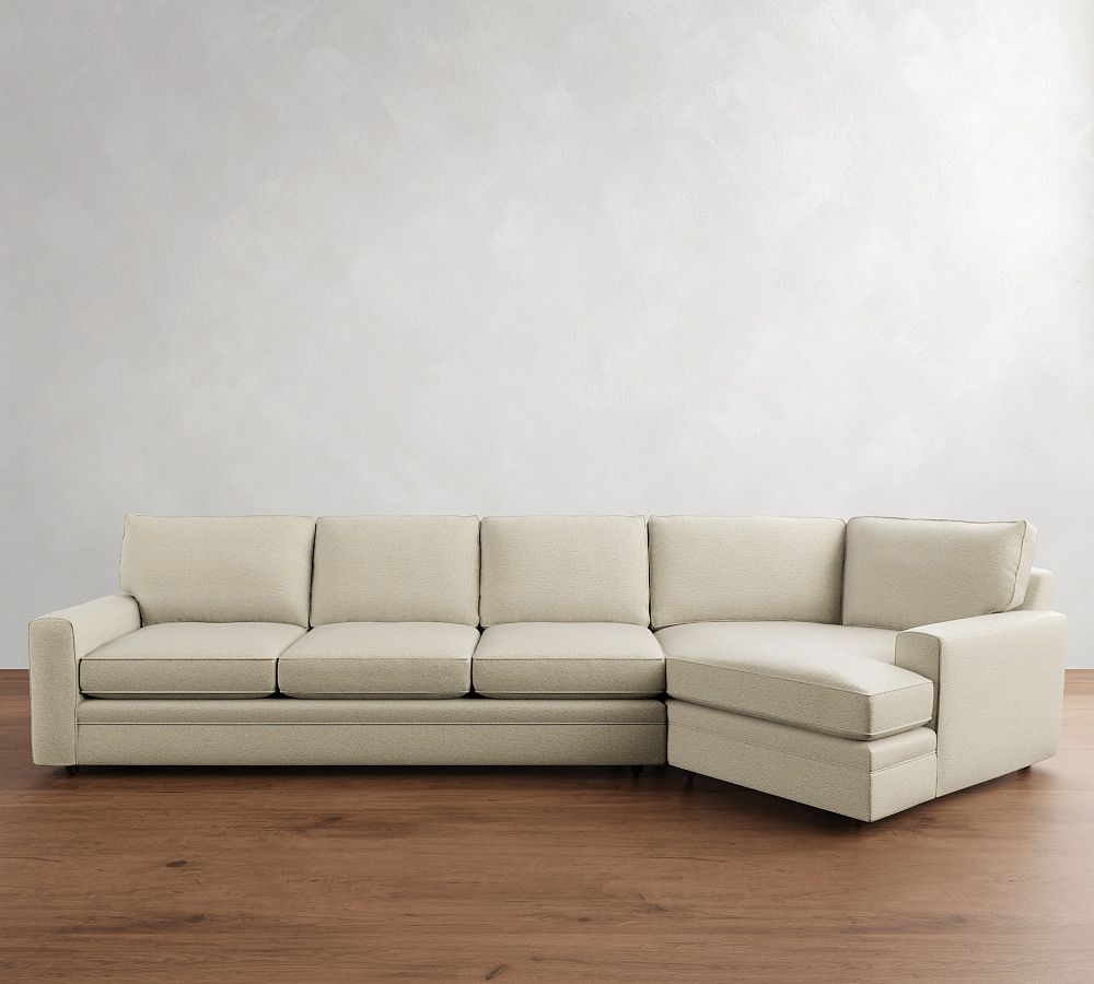 Pottery Barn Pearce Square Arm Cuddle Chaise Sectional (135"-165")